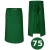 Șorț de bucătar barman lung verde 75 cm