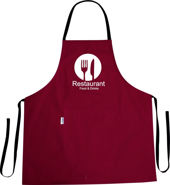 Șorț de bucătărie cu imprimeu Restaurant Food & Drinks