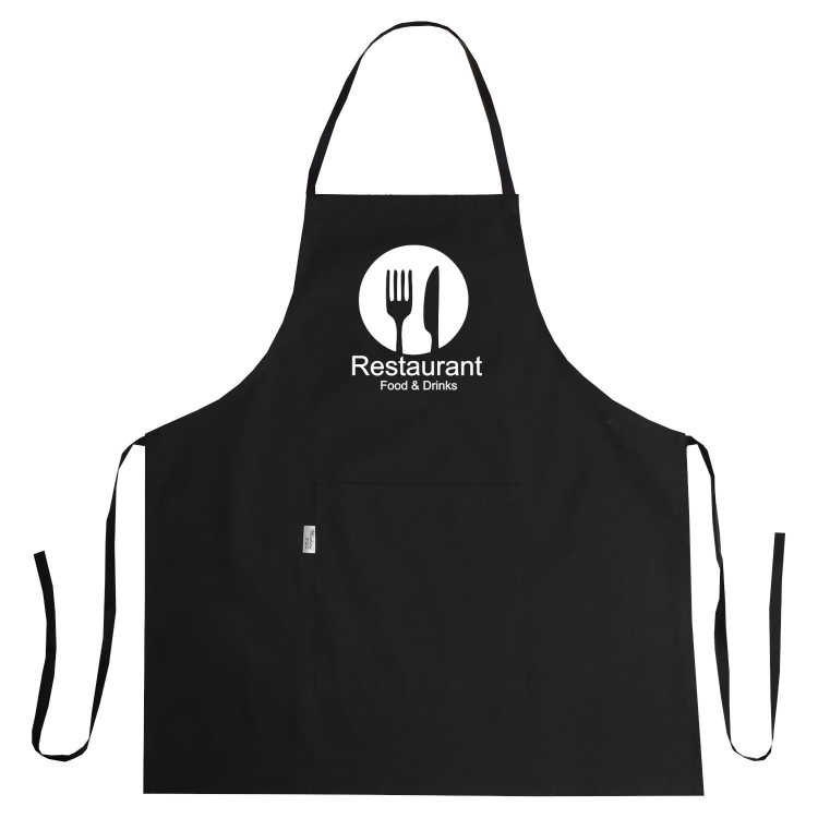 Șorț de bucătărie cu imprimeu Restaurant Food & Drinks