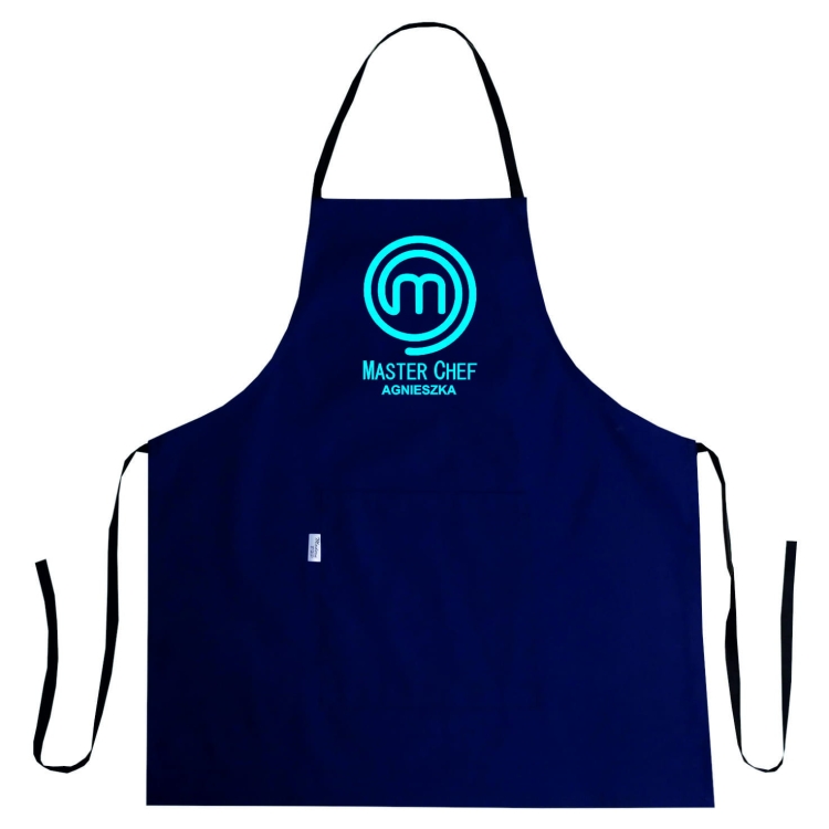 Șorț de bucătărie cu imprimeu MASTER CHEF și nume