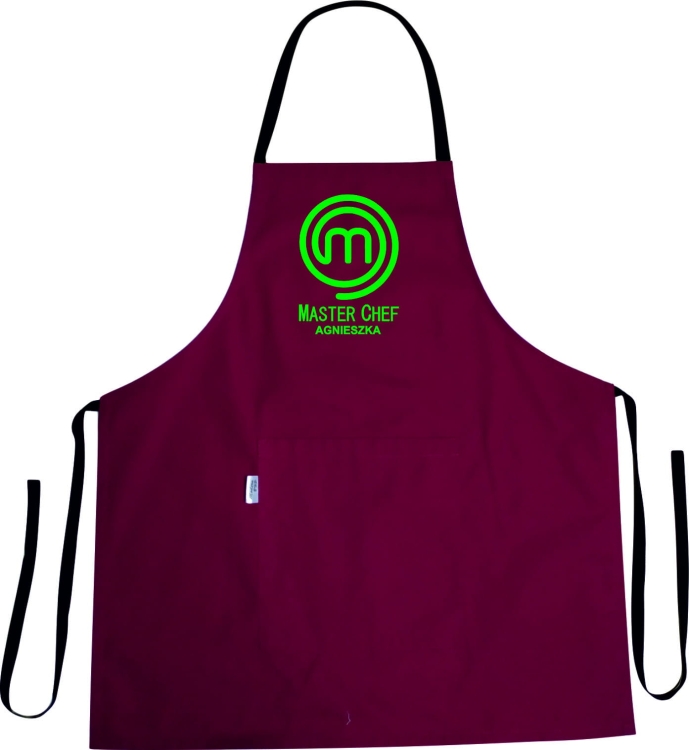 Imprimare numelui și prenumelui pe șorțul de bucătar MASTER CHEF