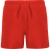 Shorts de baie roșii SPLASH