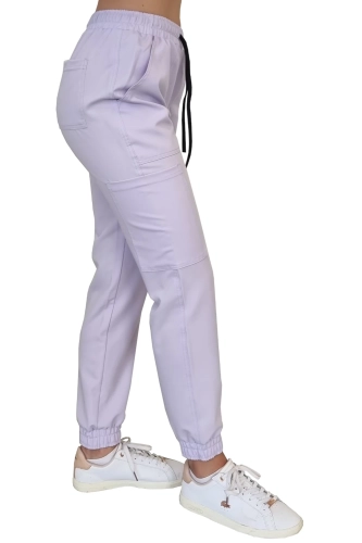 Joggery medyczne Casual Premium w kolorze wrzosowym