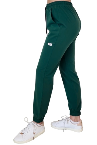 Joggery medyczne kolor zielona butelka