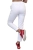 Spodnie medyczne damskie w białym kolorze BASIC PREMIUM