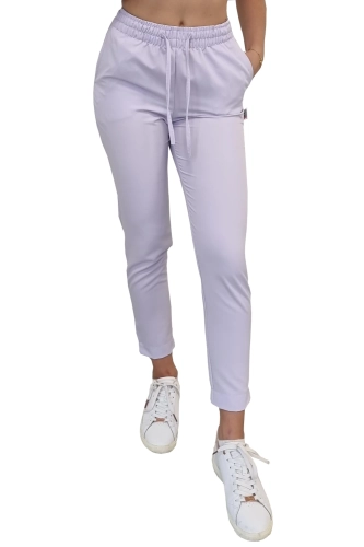 Damskie spodnie medyczne wrzosowe BASIC PREMIUM
