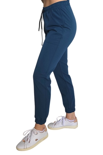 Kolor morski joggery medyczne Casual Premium
