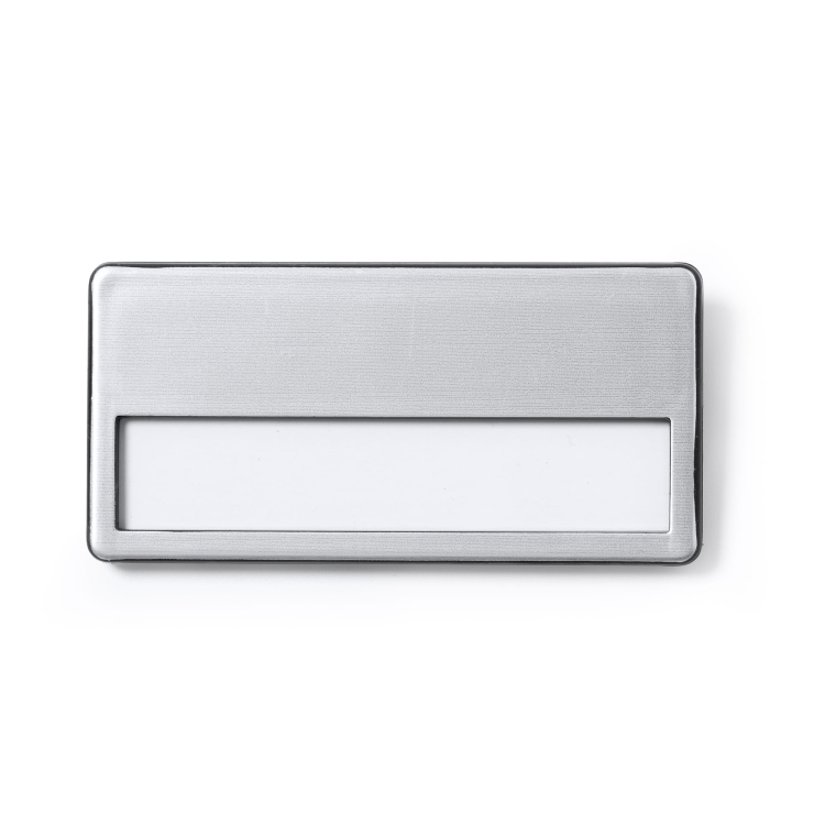 Przypinka z aluminiowym frontem identyfikatora