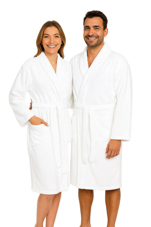 Rochie de baie hotelieră prestige din 100% bumbac