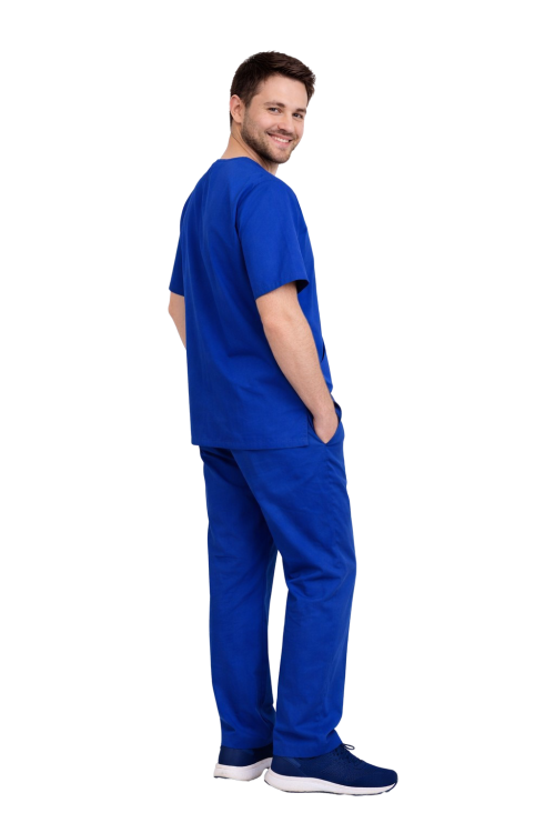 Compleu medical bărbați CLINIC culoare albastru royal