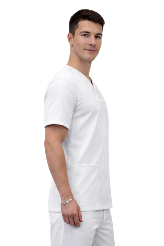 biała bluza medyczna męska Cherokee Stretch.png