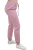 Joggery medyczne w kolorze pudrowym róż Casual Premium