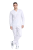 Komplet medyczny długi rękaw kolor biały