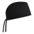 Czepek medyczny chirurgiczny wiązany unisex czarny prawy bok.png