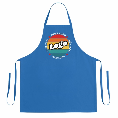Fartuszek kuchenny jasny niebieski z twoim własnym nadrukiem logo kreator online.jpg