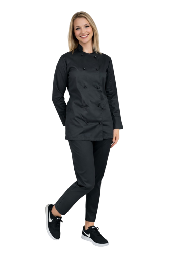 Komplet kucharski damski z bluzą i spodniami
