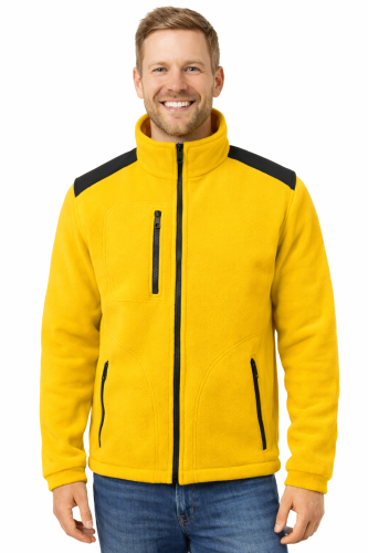 Bluza polarowa żółty z czarnymi wstawkami gramatura 360.png