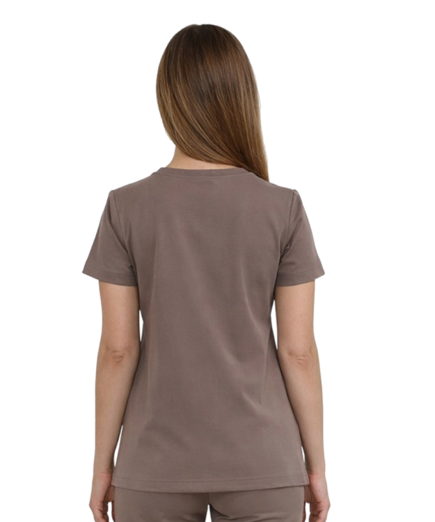 BASIC PREMIUM bluza medyczna damska cappucino