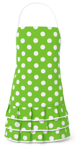 Zielony fartuch kuchenny dla dorosłych