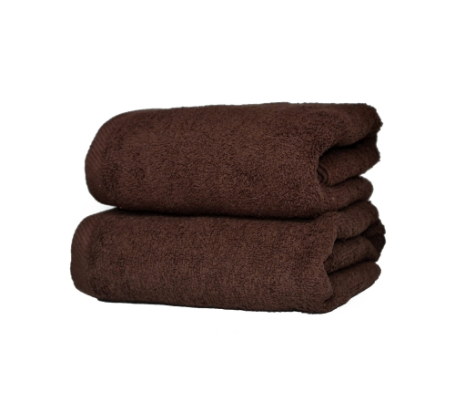 Ręcznik frotte 500 g/m² czekoladowy