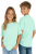 T-shirt dziecięcy dla chłopca i dziewczynki kolor miętowy.png