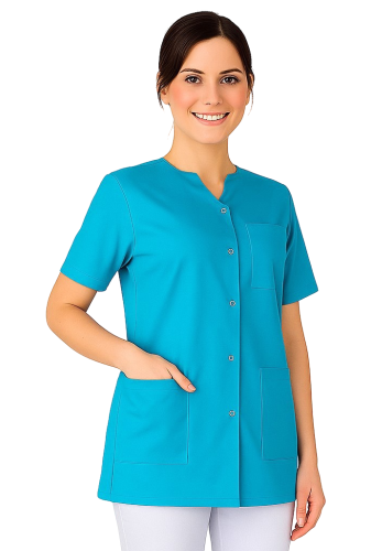 Żakiet medyczny damski w kolorze turkusowym
