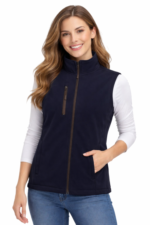 Softschell kamizelka bezrękawnik damski granatowy.png