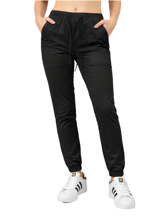 Czarne joggery medyczne FLEX elastyczne