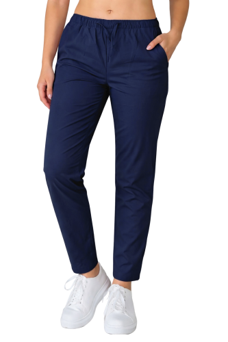 Spodnie medyczne cygaretki kolor granatowy
