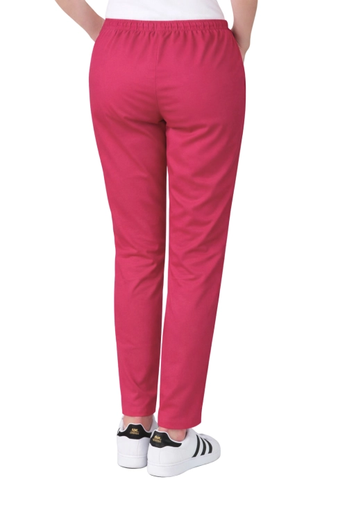 Spodnie  cygaretki medyczne COMFORT FLEX amarant.png