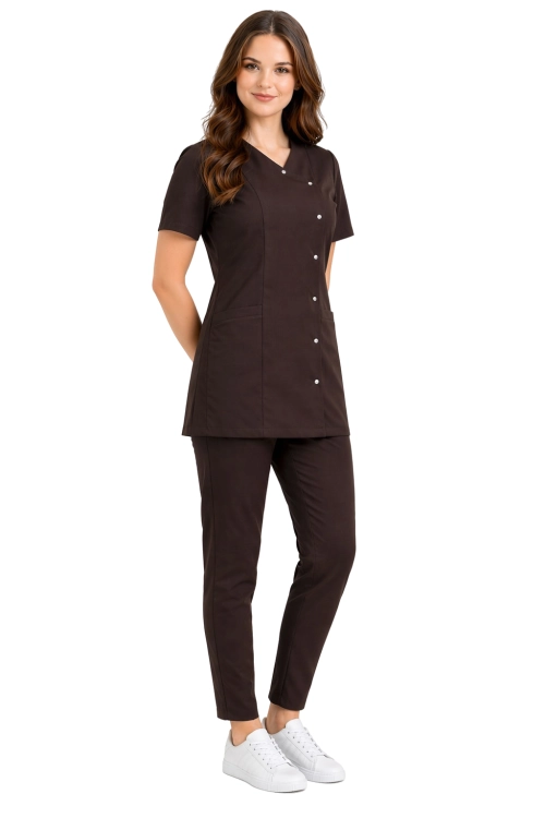 Kosmetyczny komplet damski Basic Premium w kolorze czekoladowym