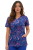 Bluza medyczna we wzorek 100% elastyczna bawełna - wzór W14