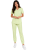 Komplet medyczny damski pistacjowy – scrubs CASUAL PREMIUM-przód.png