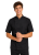 Bluza kucharska męska krótki rekaw kolor czarny.png