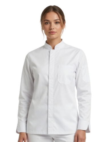 Bluza-kucharska-biala-damska-zatrzaski-dwie-kieszenie-elastyczna.png