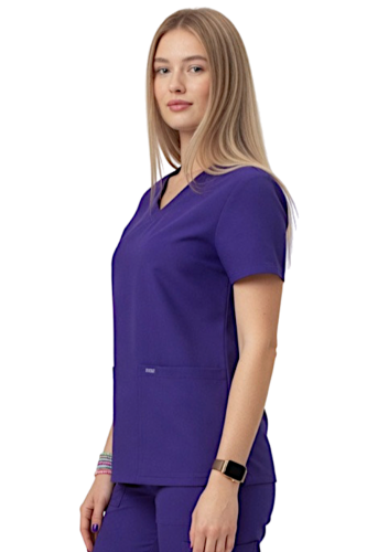 Fioletowa  bluza medyczna  originals ultra widok z boku.png