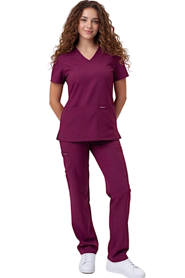 Set medical feminin scrubs CASUAL PREMIUM - roz murdar (1) (1) (1) (1) (1) (1) (1) (1) (1) (1) (1) (1)